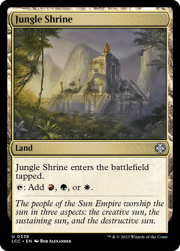 Jungle Shrine [The Lost Caverns of Ixalan Commander] | Card Citadel