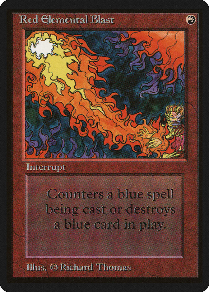 Red Elemental Blast [Limited Edition Beta] | Card Citadel