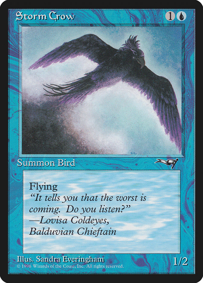 Storm Crow (Looking Ahead) [Alliances] | Card Citadel