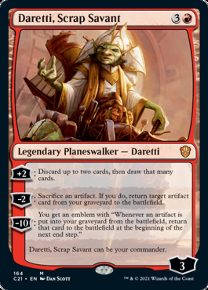 Daretti, Scrap Savant [Commander 2021] | Card Citadel