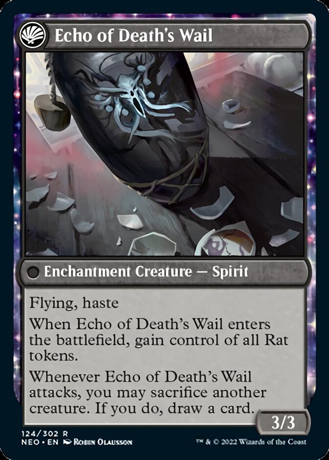 Tribute to Horobi // Echo of Death's Wail [Kamigawa: Neon Dynasty] | Card Citadel
