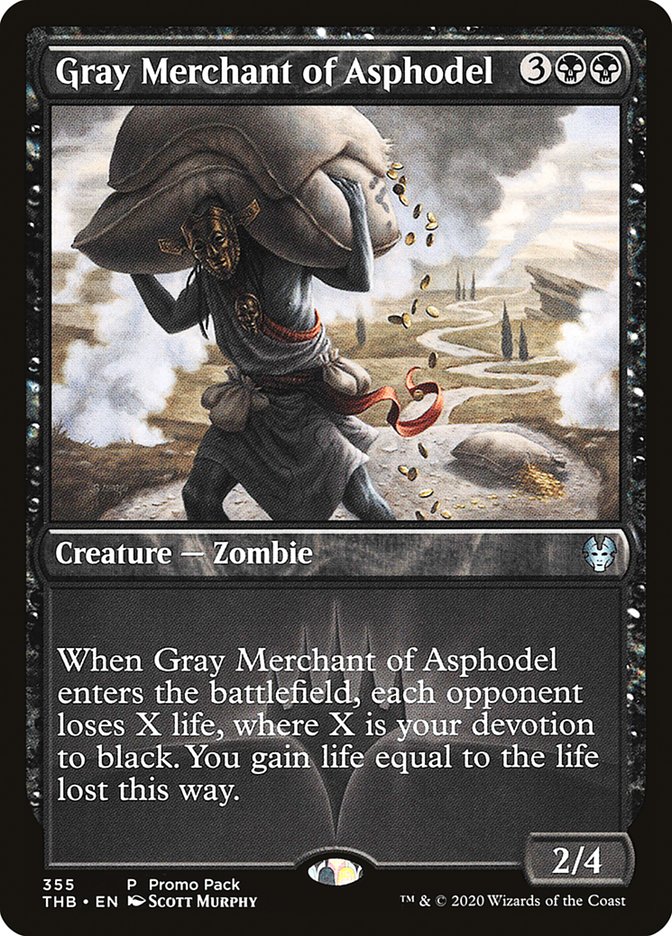 Gray Merchant of Asphodel (Promo Pack) [Theros Beyond Death Promos] | Card Citadel