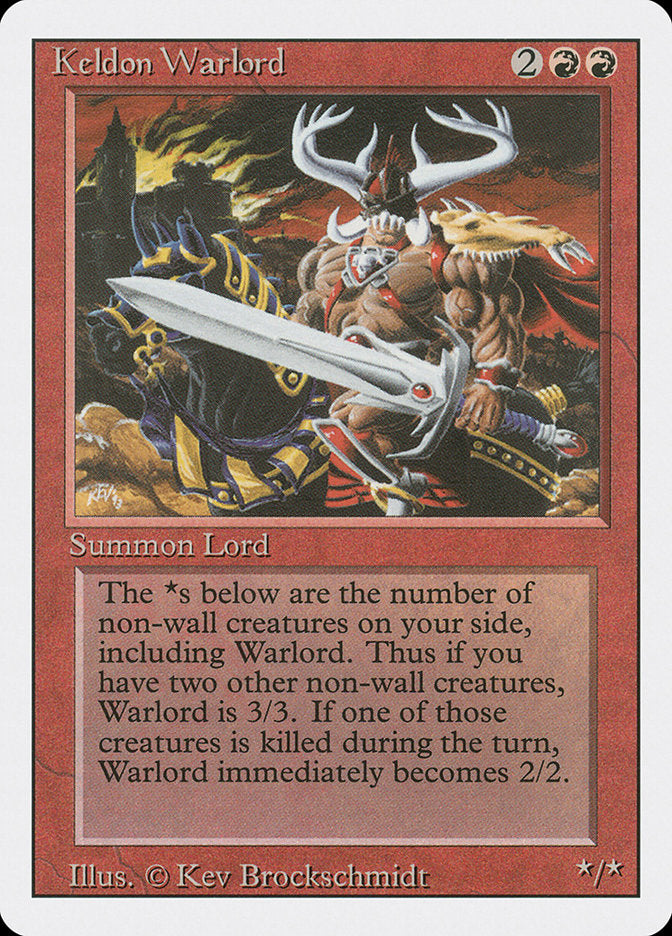 Keldon Warlord [Revised Edition] | Card Citadel