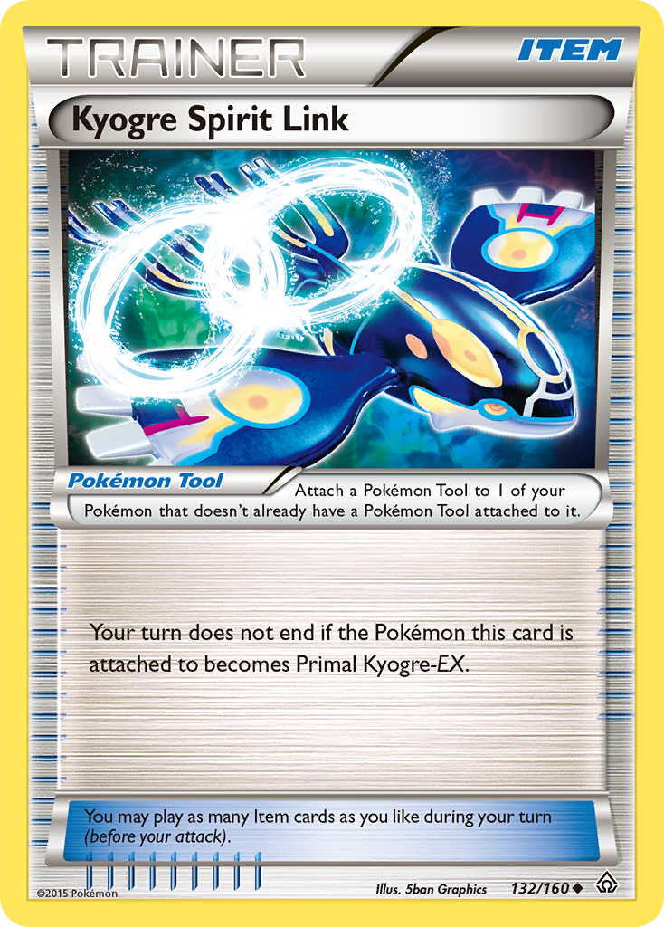 Kyogre Spirit Link (132/160) [XY: Primal Clash] | Card Citadel