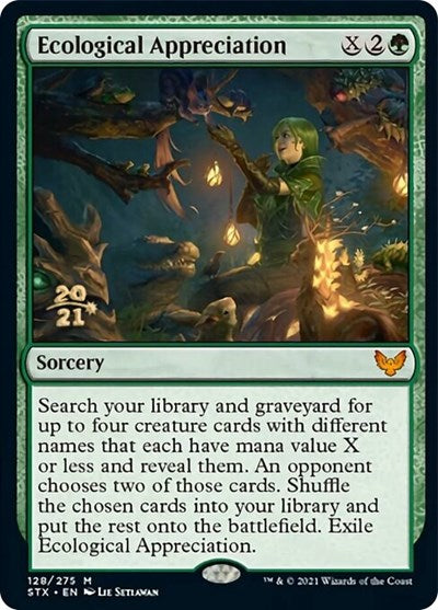 Ecological Appreciation [Strixhaven: School of Mages Prerelease Promos] | Card Citadel