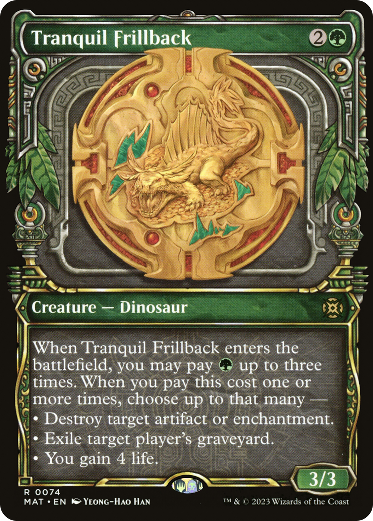 Tranquil Frillback (Showcase) [March of the Machine: The Aftermath] | Card Citadel