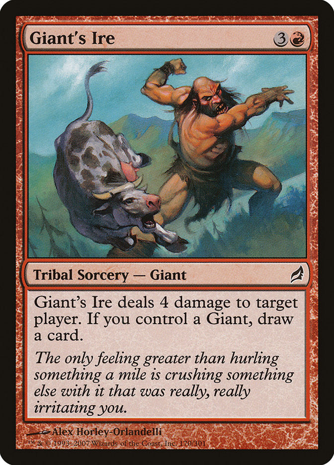 Giant's Ire [Lorwyn] | Card Citadel