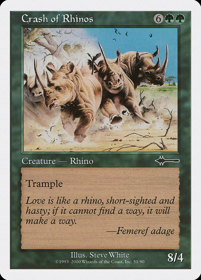Crash of Rhinos [Beatdown Box Set] | Card Citadel
