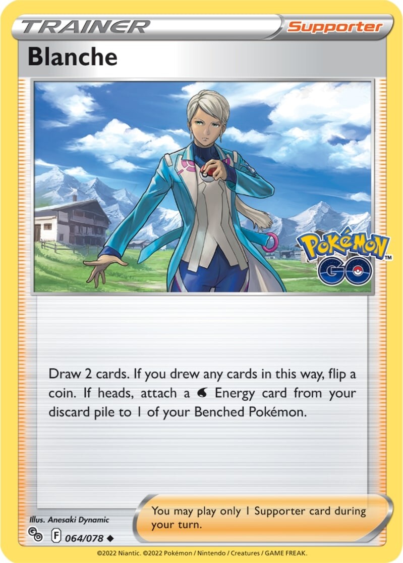 Blanche (064/078) [Pokémon GO] | Card Citadel