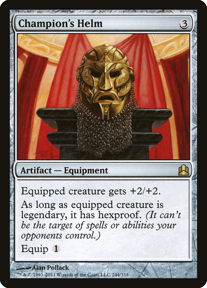 Champion's Helm [Commander 2011] | Card Citadel