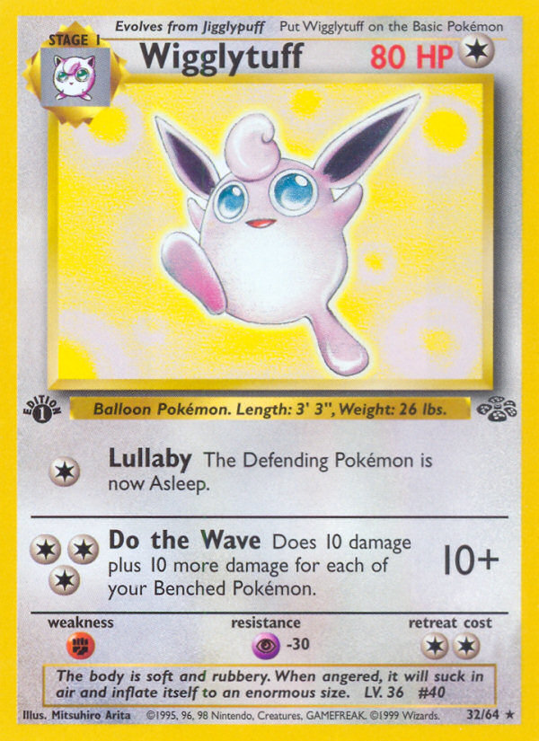 Wigglytuff (32/64) [Jungle 1st Edition] | Card Citadel