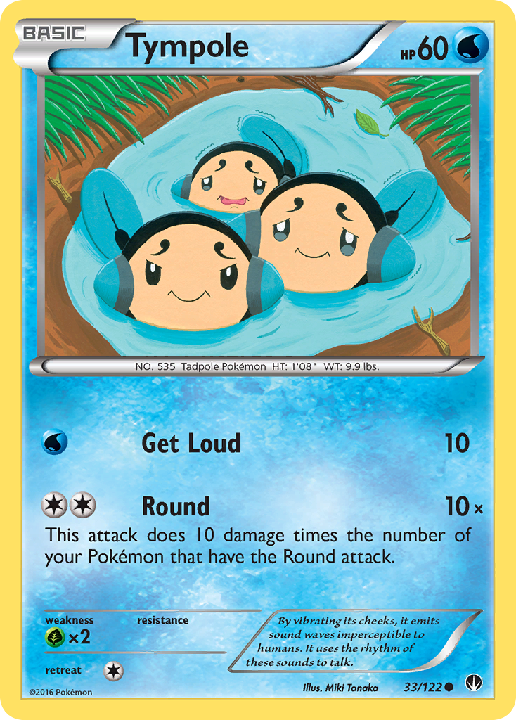 Tympole (33/122) [XY: BREAKpoint] | Card Citadel