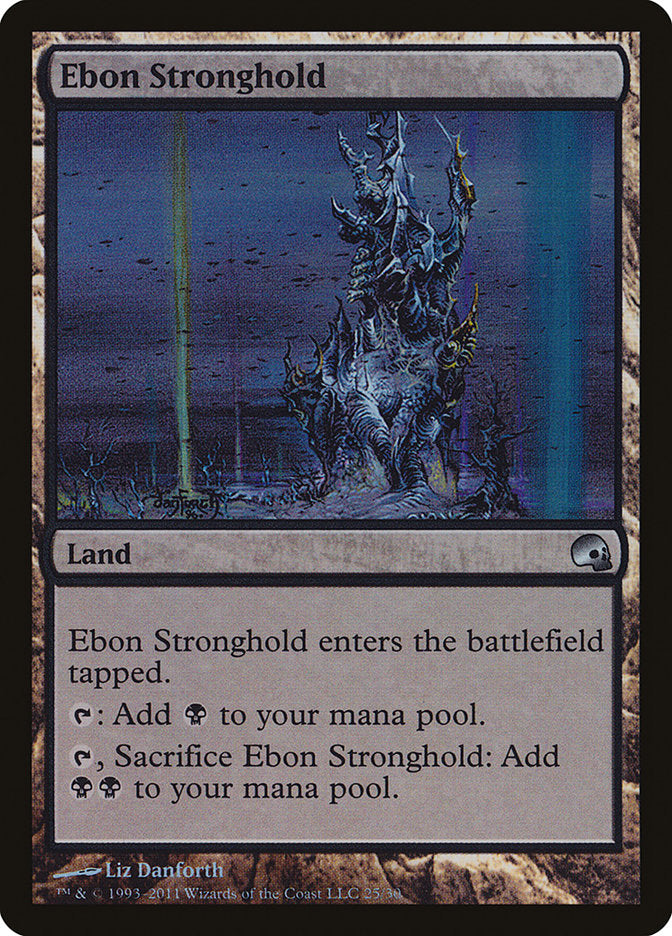 Ebon Stronghold [Premium Deck Series: Graveborn] | Card Citadel