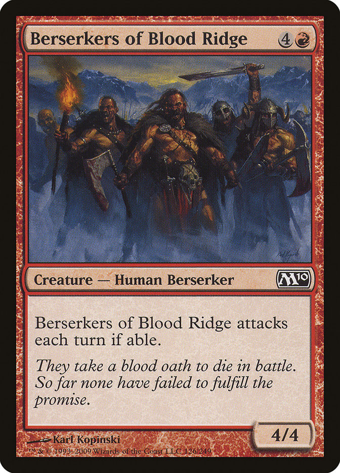 Berserkers of Blood Ridge [Magic 2010] | Card Citadel