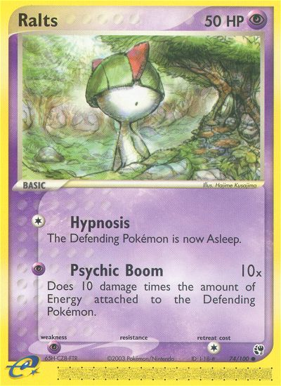 Ralts (74/100) [EX: Sandstorm] | Card Citadel