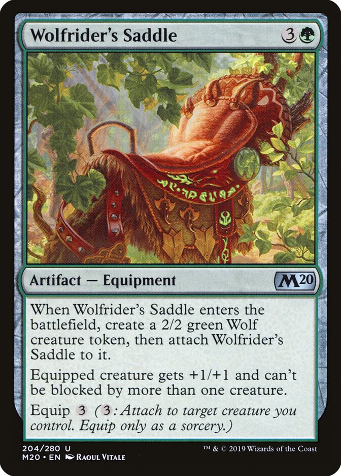 Wolfrider's Saddle [Core Set 2020] | Card Citadel