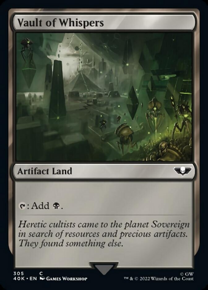 Vault of Whispers (Surge Foil) [Universes Beyond: Warhammer 40,000] | Card Citadel