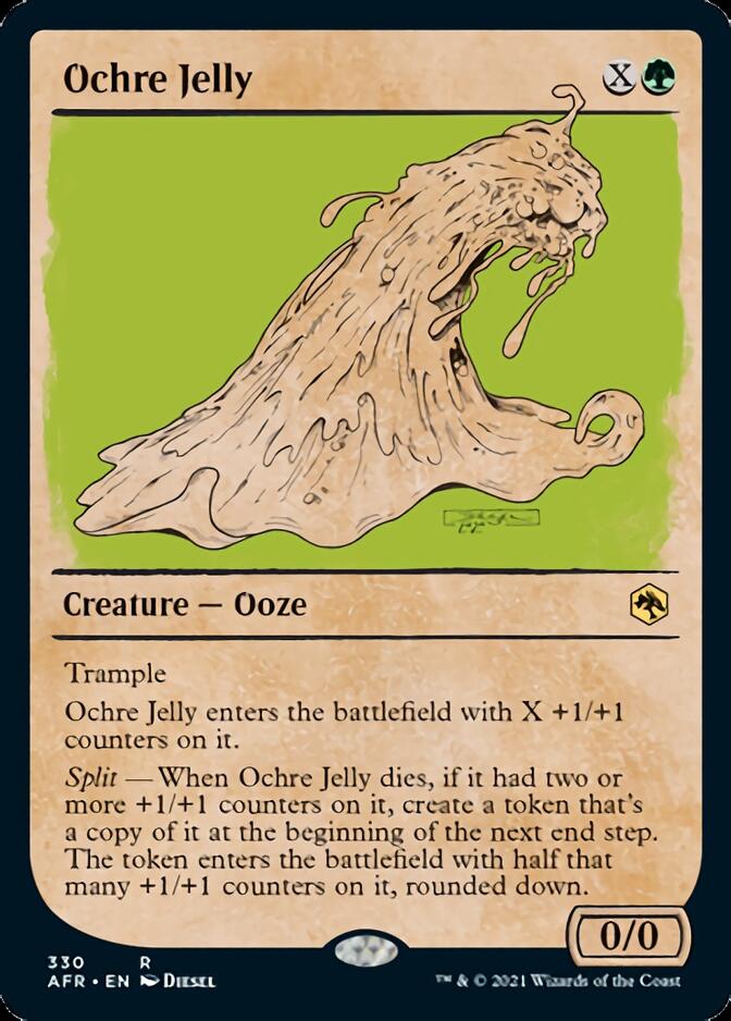 Ochre Jelly (Showcase) [Dungeons & Dragons: Adventures in the Forgotten Realms] | Card Citadel