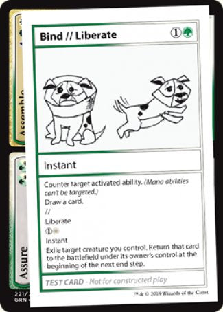 Bind // Liberate (2021 Edition) [Mystery Booster Playtest Cards] | Card Citadel