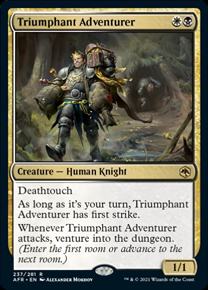 Triumphant Adventurer [Dungeons & Dragons: Adventures in the Forgotten Realms] | Card Citadel