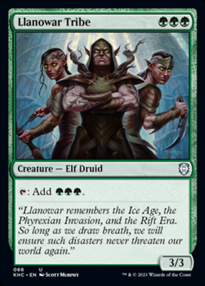 Llanowar Tribe [Kaldheim Commander] | Card Citadel