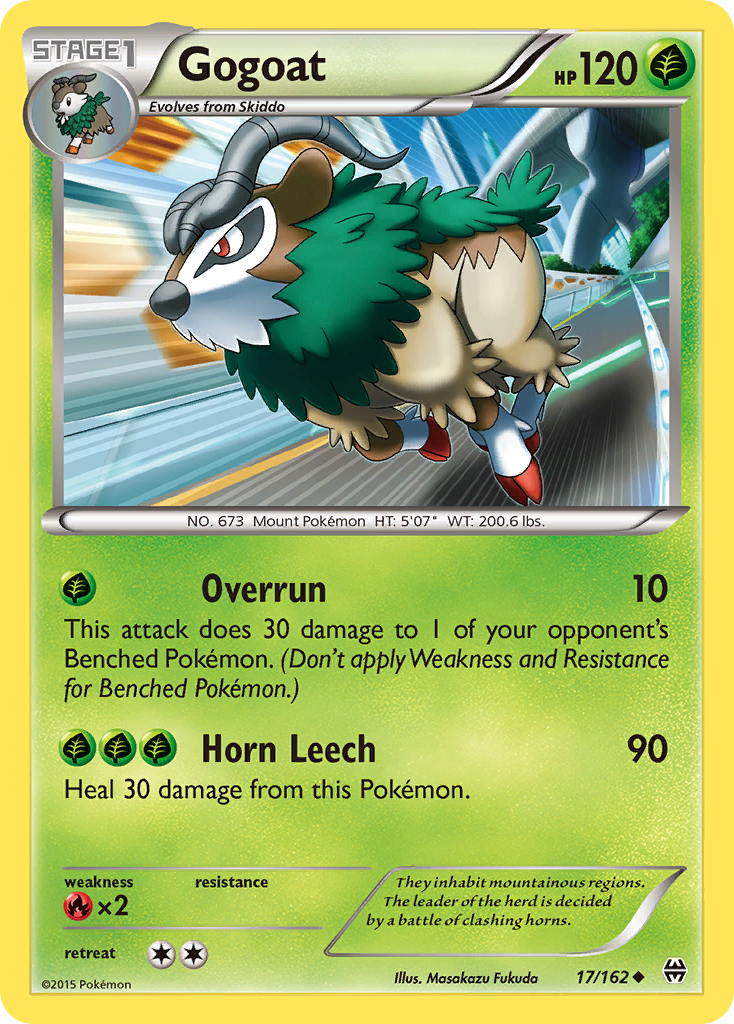 Gogoat (17/162) [XY: BREAKthrough] | Card Citadel