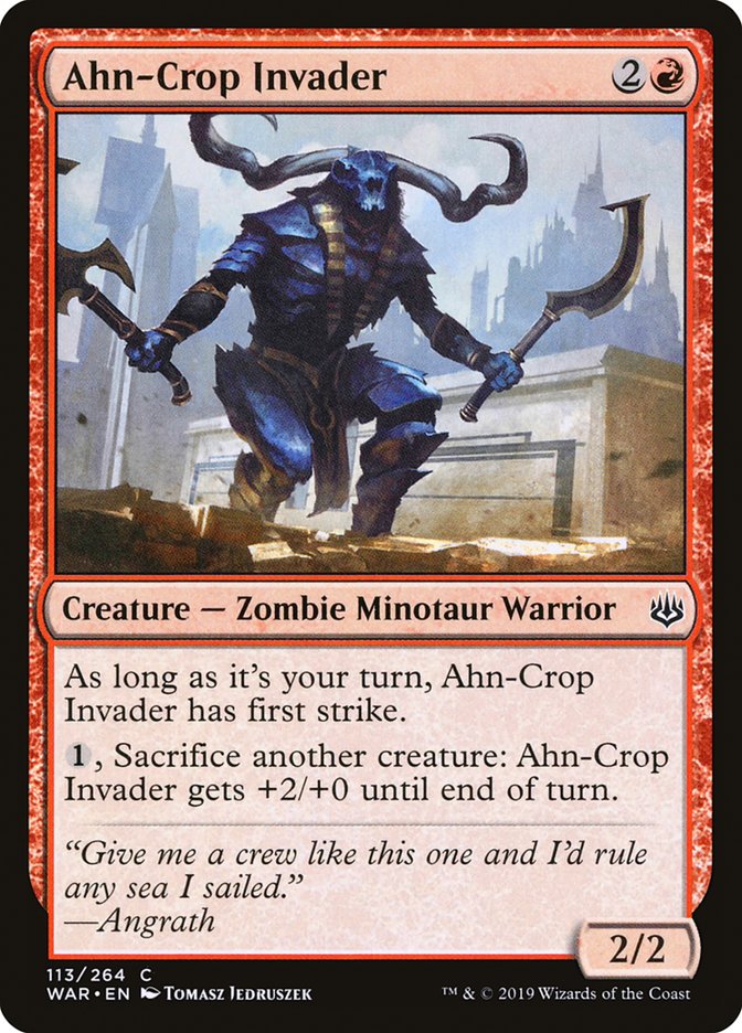 Ahn-Crop Invader [War of the Spark] | Card Citadel