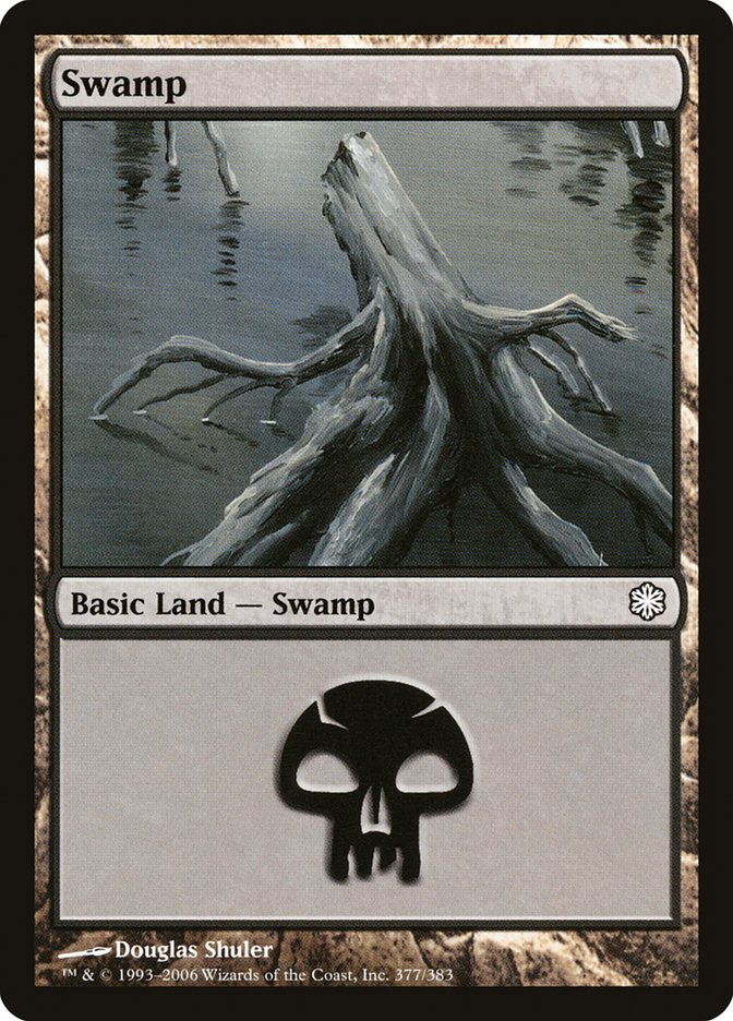 Swamp (377) [Coldsnap Theme Decks] | Card Citadel