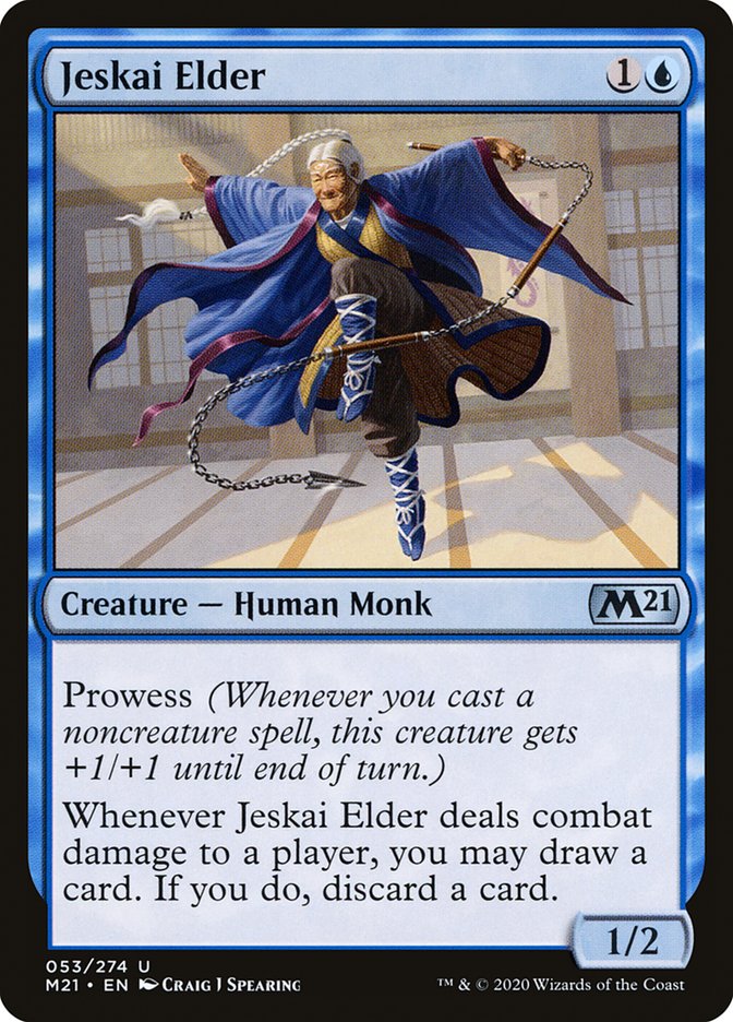 Jeskai Elder [Core Set 2021] | Card Citadel