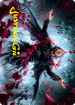 Bloodsoaked Reveler Art Card (Gold-Stamped Signature) [Innistrad: Crimson Vow Art Series] | Card Citadel