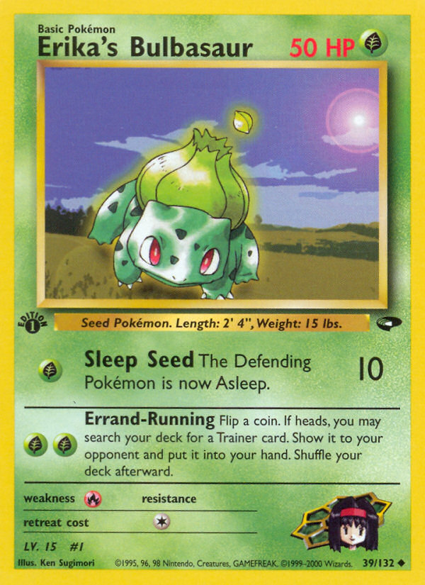 Erika's Bulbasaur (39/132) [Gym Challenge 1st Edition] | Card Citadel