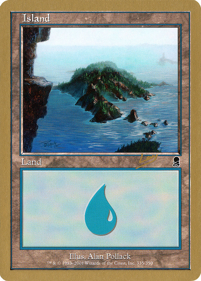 Island (rl335) (Raphael Levy) [World Championship Decks 2002] | Card Citadel