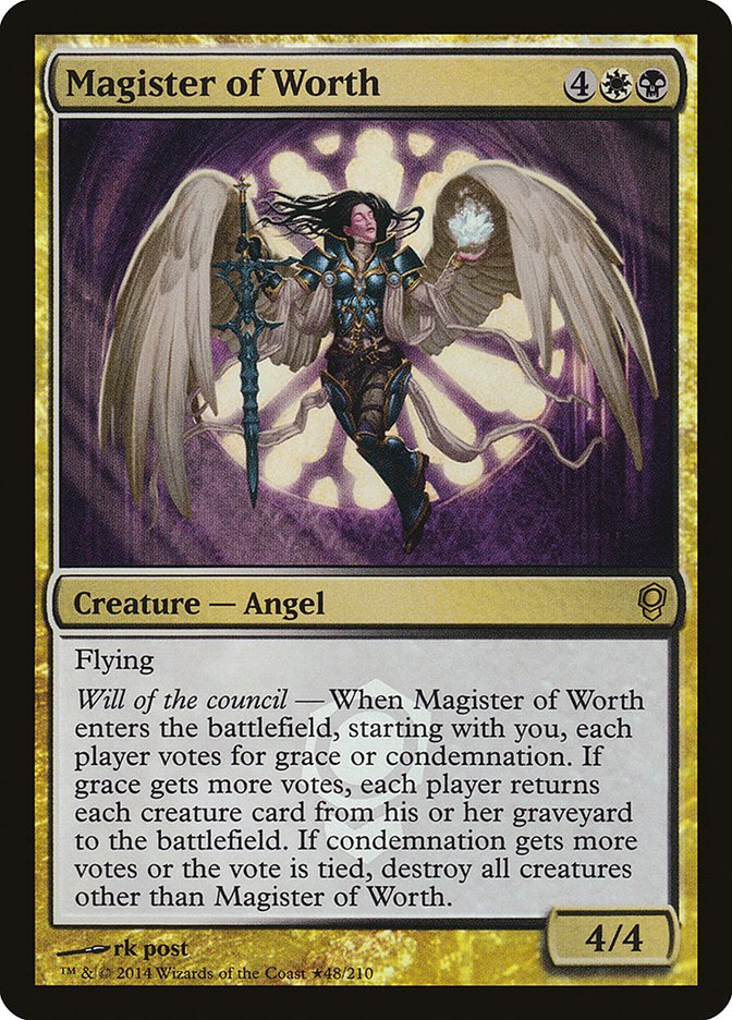 Magister of Worth (Launch) [Conspiracy Promos] | Card Citadel