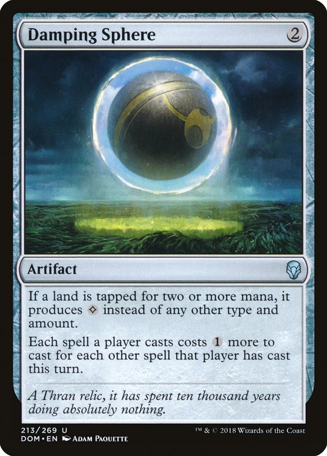 Damping Sphere [Dominaria] | Card Citadel