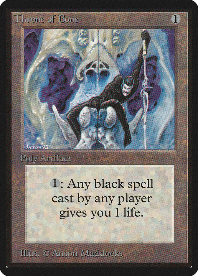 Throne of Bone [Limited Edition Beta] | Card Citadel