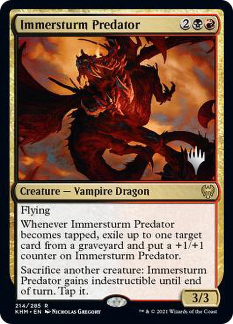 Immersturm Predator [Kaldheim Promo Pack] | Card Citadel