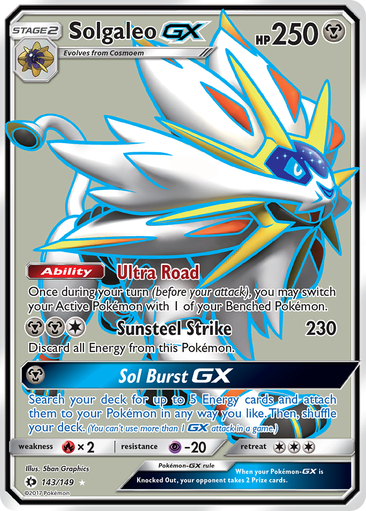 Solgaleo GX (143/149) [Sun & Moon: Base Set] | Card Citadel