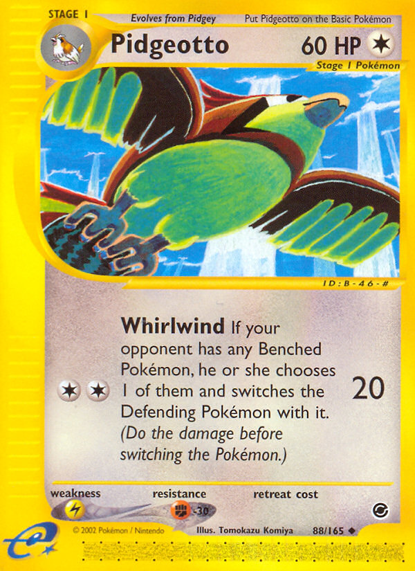 Pidgeotto (88/165) [Expedition: Base Set] | Card Citadel