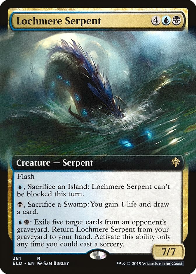 Lochmere Serpent (Extended Art) [Throne of Eldraine] | Card Citadel