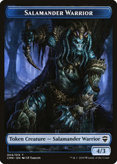 Angel // Salamander Warrior Token [Commander Legends Tokens] | Card Citadel