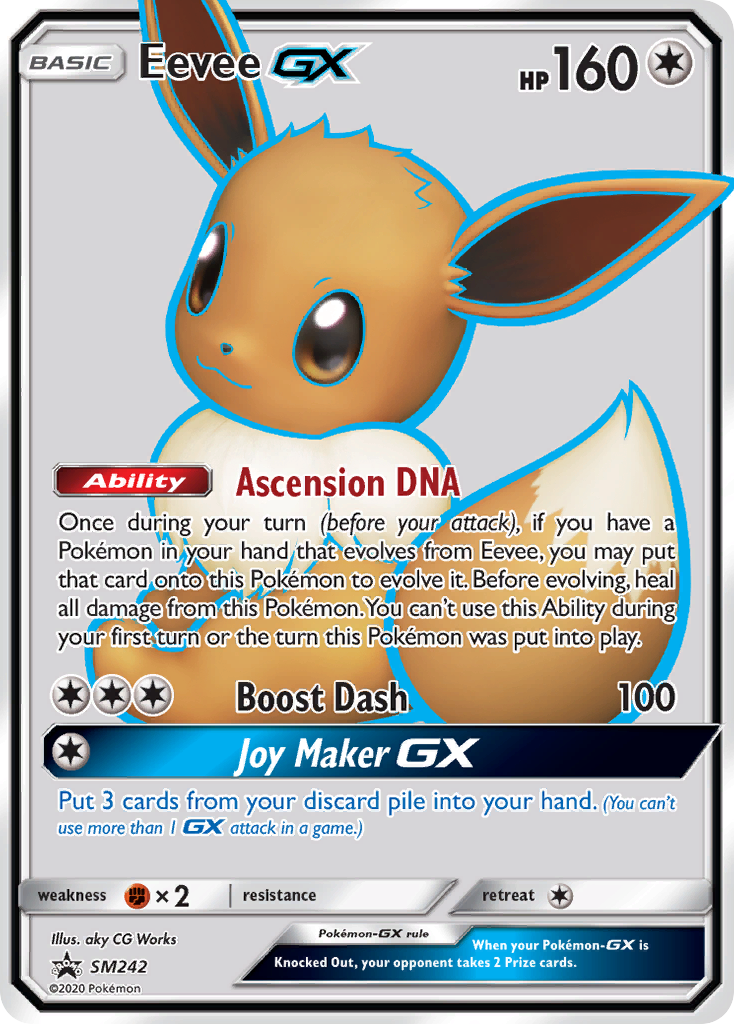 Eevee GX (SM242) [Sun & Moon: Black Star Promos] | Card Citadel