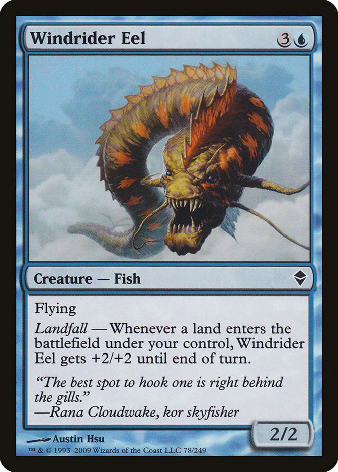 Windrider Eel [Zendikar] | Card Citadel