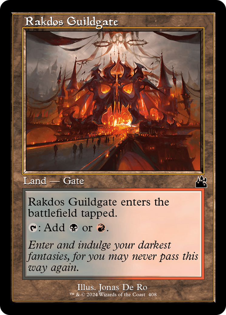 Rakdos Guildgate (Retro Frame) [Ravnica Remastered] | Card Citadel