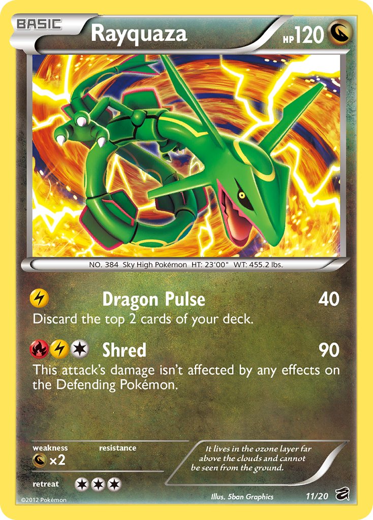 Rayquaza (11/20) (Blister Exclusive) [Black & White: Dragon Vault] | Card Citadel