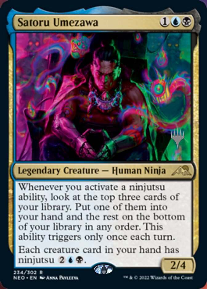 Satoru Umezawa (Promo Pack) [Kamigawa: Neon Dynasty Promos] | Card Citadel