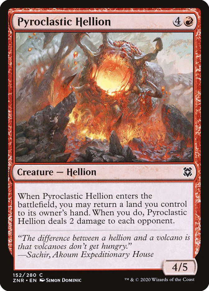 Pyroclastic Hellion [Zendikar Rising] | Card Citadel