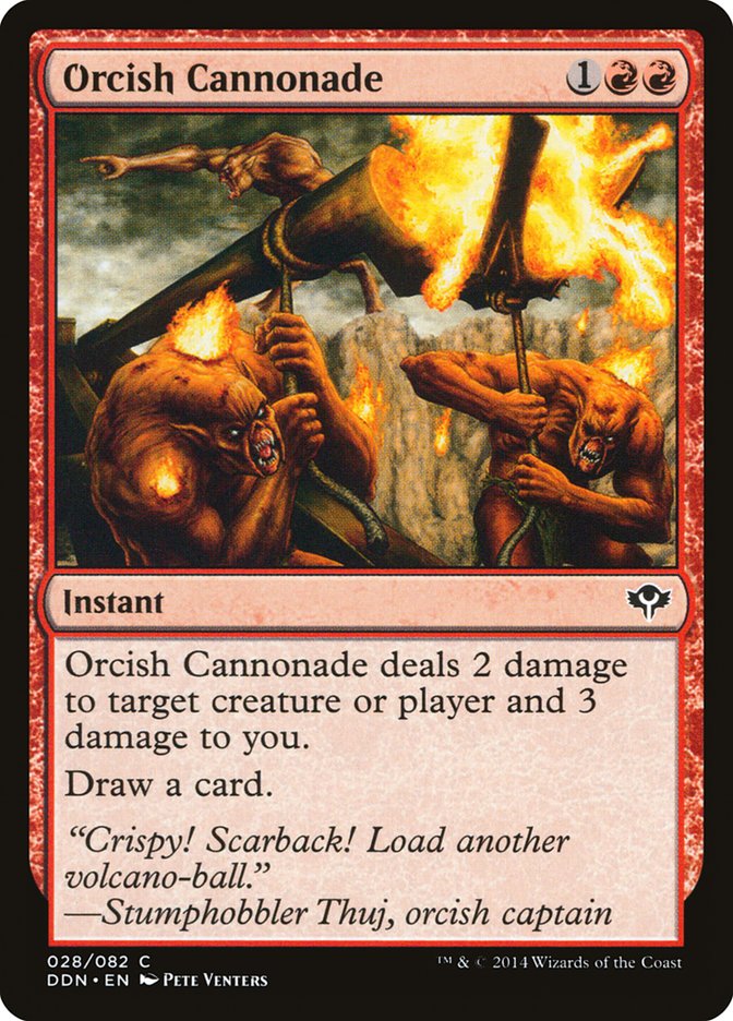 Orcish Cannonade [Duel Decks: Speed vs. Cunning] | Card Citadel