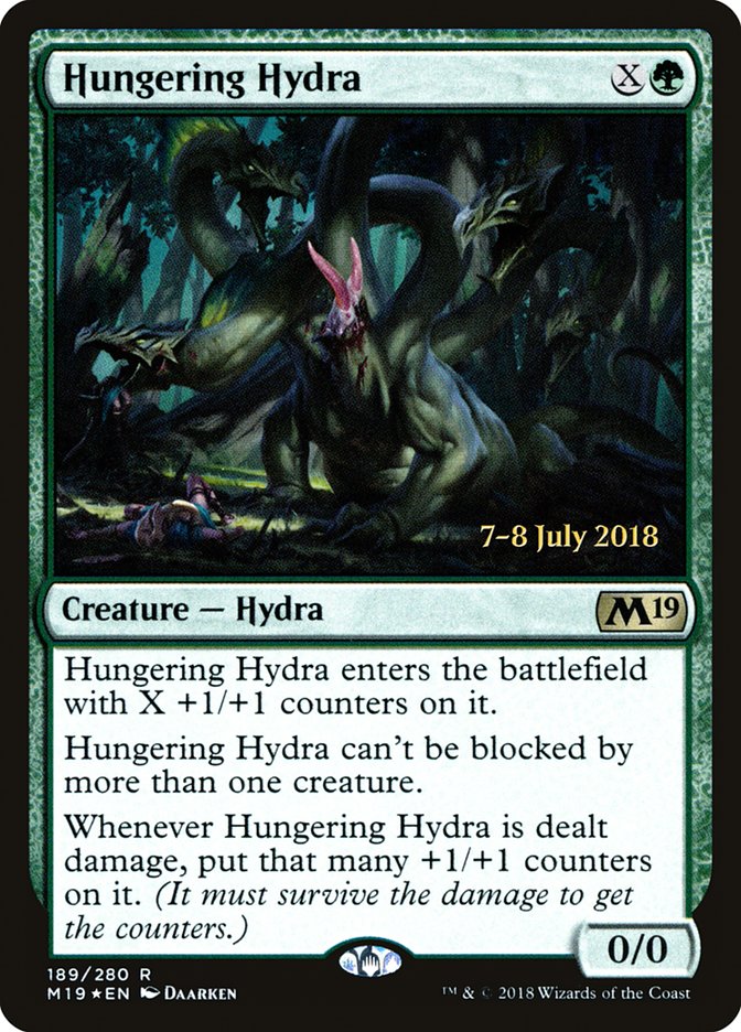 Hungering Hydra [Core Set 2019 Promos] | Card Citadel