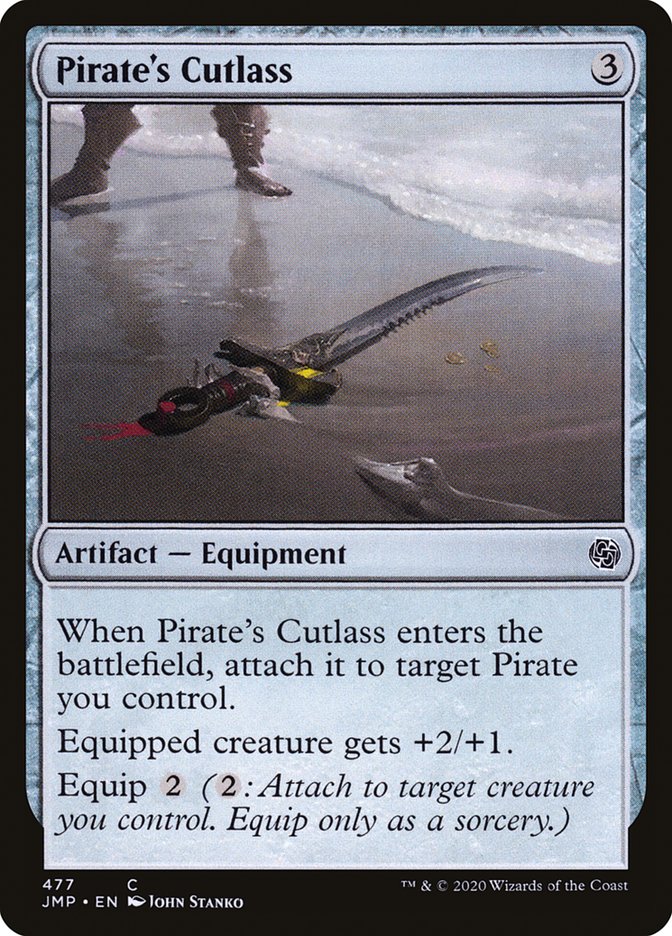 Pirate's Cutlass [Jumpstart] | Card Citadel