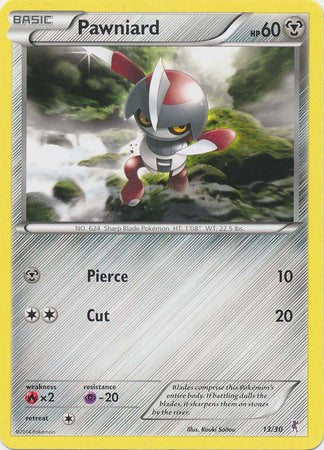 Pawniard (13/30) [XY: Trainer Kit 1 - Bisharp] | Card Citadel